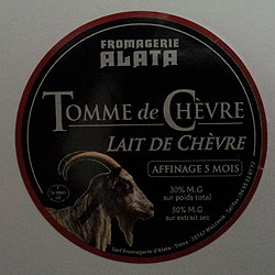 tomme chèvre